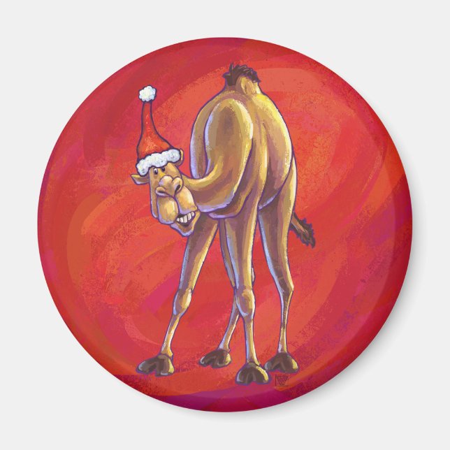 Niedliche Weihnachten in Camel Magnet (Vorne)