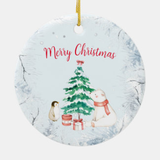 Niedliche Weihnachten Keramik Ornament