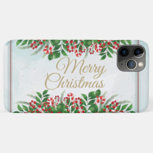 Niedliche Weihnachten mit Rotbeeren-Kranz Case-Mate iPhone Hülle