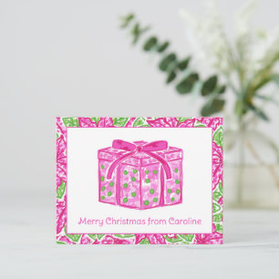 Niedliche Weihnachten Pink & Green Präsent