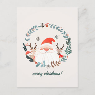 Niedliche Weihnachten Postkarte