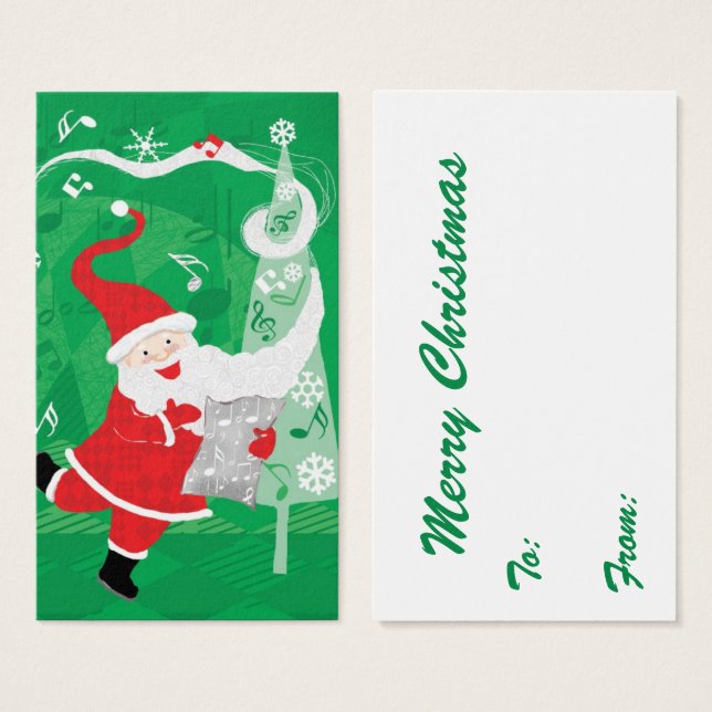 Niedliche Weihnachten, Singen und Tanzen Weihnacht (Vorne & Hinten)