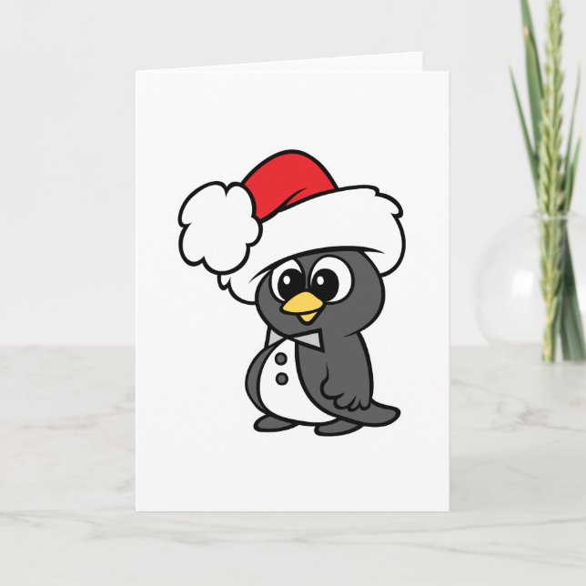 Niedliche Weihnachten Tuxedo Penguin (Vorderseite)