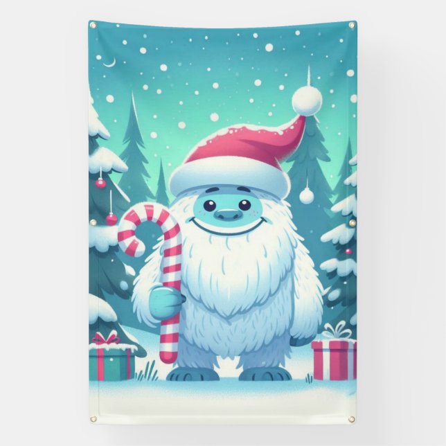 Niedliche Weihnachten/Winterjeti Banner (Vertikal)