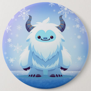 Niedliche Weihnachten/Winterjeti Button