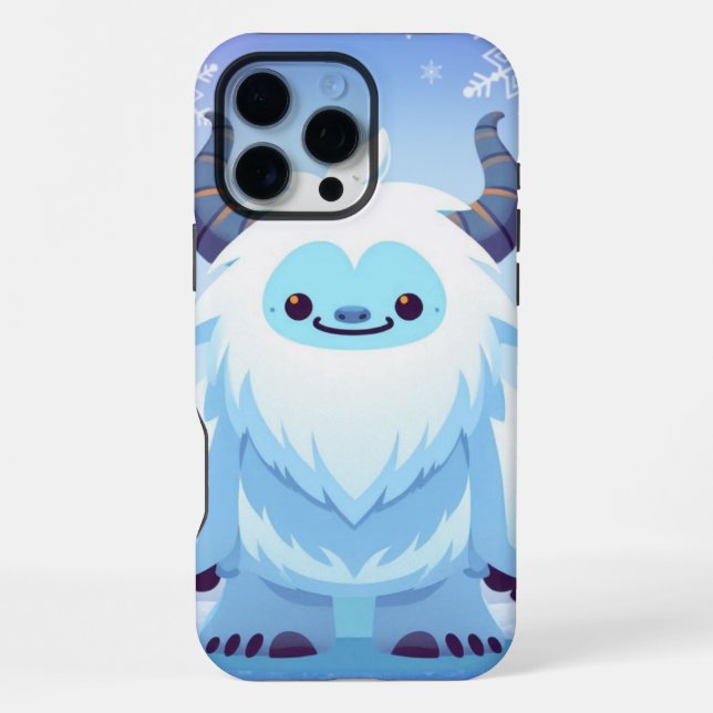 Niedliche Weihnachten/Winterjeti iPhone Hülle (Rückseite)