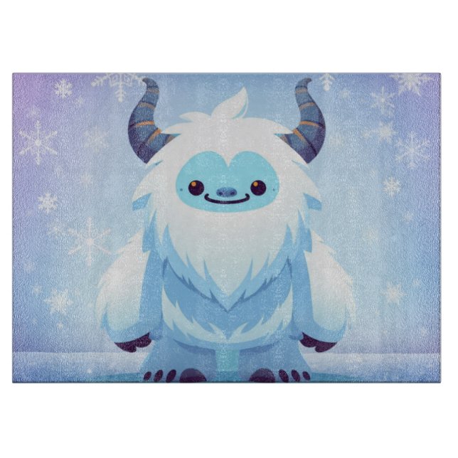 Niedliche Weihnachten/Winterjeti Schneidebrett (Vorderseite)