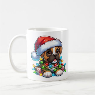 Niedliche Weihnachts-Boxer-Tasse Kaffeetasse