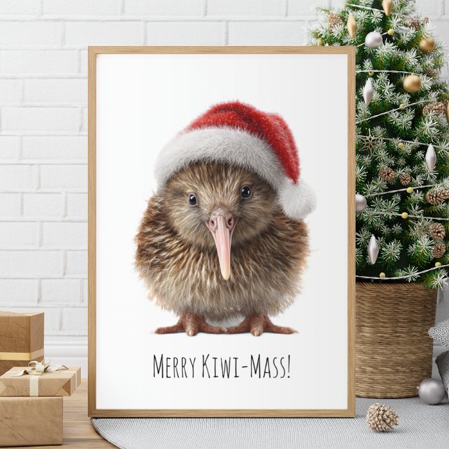 Niedliche Weihnachts-Kiwi, Brauch Poster (Von Creator hochgeladen)