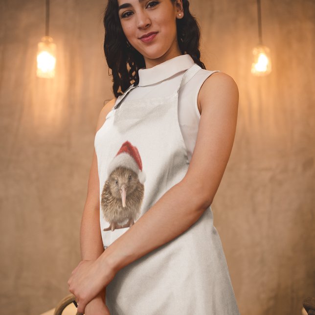 Niedliche Weihnachts-Kiwi, Brauch Schürze (Von Creator hochgeladen)