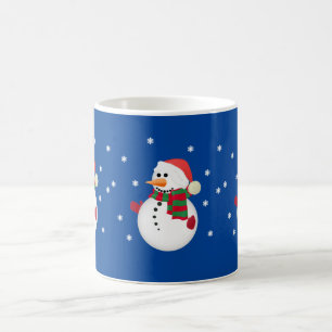 Niedliche Weihnachts-Snowman-Tasse Cups Tasse