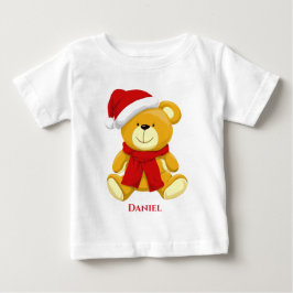 Niedliche Weihnachts-Teddy Bear Santa Baby Tshirts