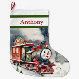 Niedliche Weihnachtsbäder Großer Weihnachtsstrumpf