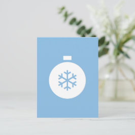 Niedliche Weihnachtsball Postkarte