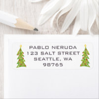 Niedliche Weihnachtsbaum-Illustration CUSTOM-Maili