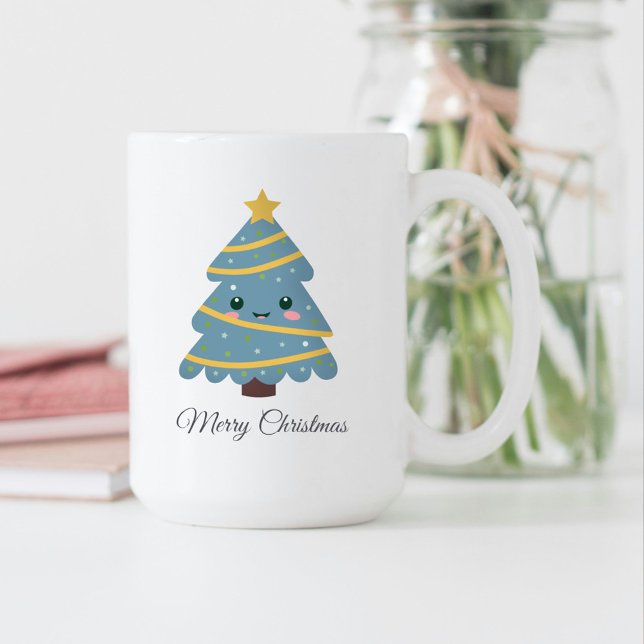 Niedliche Weihnachtsbaum-Tasse Kaffeetasse (Cute Christmas Tree Mug)