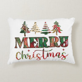 Niedliche Weihnachtsbäume Dekokissen