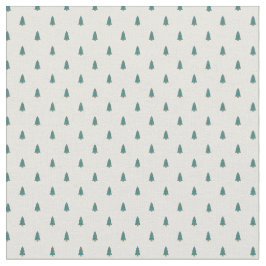 Niedliche Weihnachtsbäume in Weiß Stoff