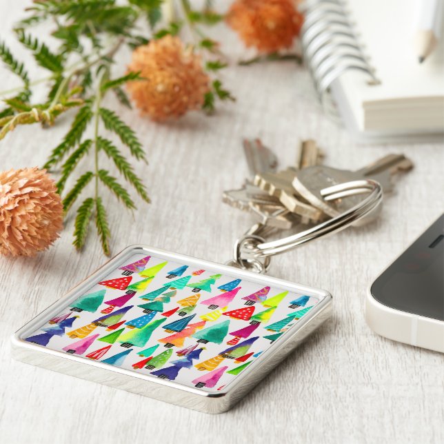 Niedliche Weihnachtsbäume Schlüsselanhänger (Seite)