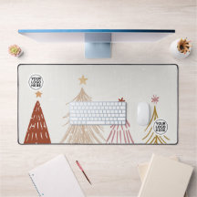 Niedliche Weihnachtsbaumen Schreibtisch Mat Mouse 