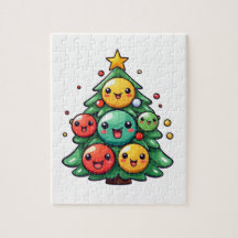 Niedliche Weihnachtsbaumfiguren