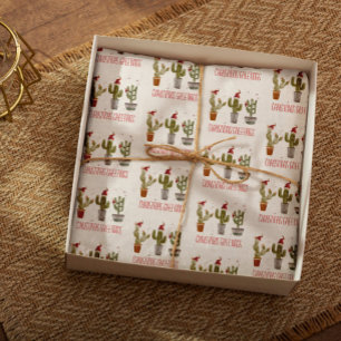 Niedliche Weihnachtsbotaniker Geschenkpapier Set