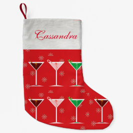 Niedliche Weihnachtscocktails Custom Weihnachts-St Kleiner Weihnachtsstrumpf