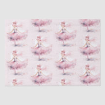 Niedliche Weihnachtscremer Ballerina Aquarellfarbe