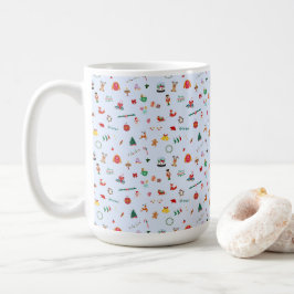 Niedliche Weihnachtsdetails Kaffeetasse