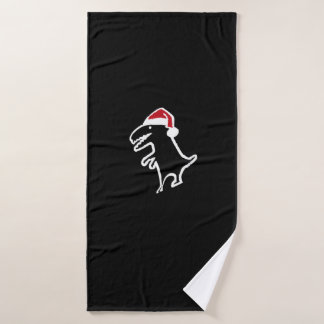 Niedliche Weihnachtsdinosaurier Tree Rex Xmas Dino Badehandtuch