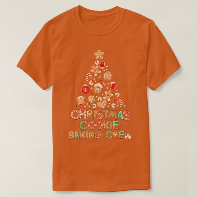 Niedliche Weihnachtsfamilie passend Weihnachtsgebä T-Shirt (Design vorne)
