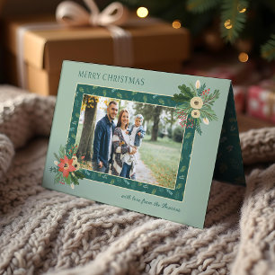 Niedliche Weihnachtsfeier 1 Foto Feiertagskarte