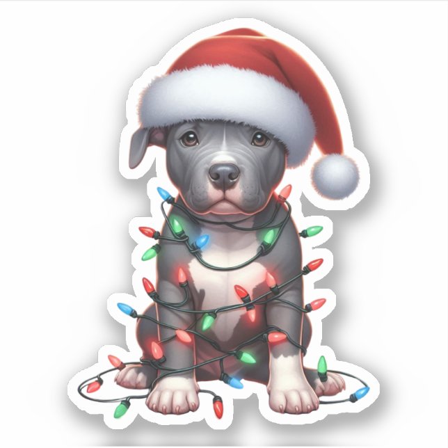 Niedliche Weihnachtsfeier Aufkleber (Vorderseite)