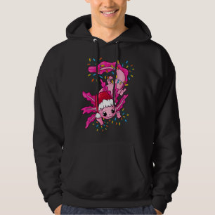 Niedliche Weihnachtsfeier Axolotl Lover Santa Clau Hoodie