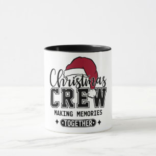 Niedliche Weihnachtsfeier Crew Erinnerungen machen Tasse