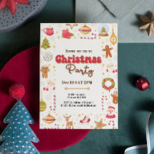 Niedliche Weihnachtsfeier