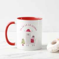 Niedliche Weihnachtsfeier La La Llama Red