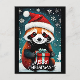 Niedliche Weihnachtsfeierlichkeiten Postkarte