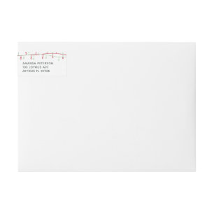 Niedliche Weihnachtsfeiertage in Rot und Grün