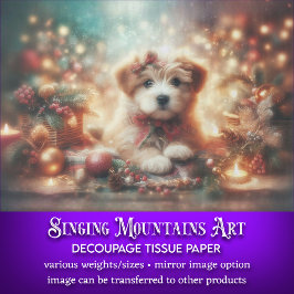 Niedliche Weihnachtsfeiertage Seidenpapier