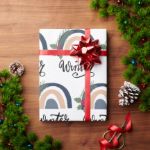 Niedliche Weihnachtsfeiertage Winterpine-Geschenk