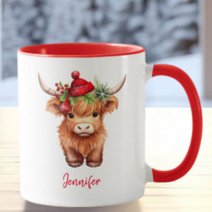 Niedliche Weihnachtsferien-Weihnachtsmannmütze für Tasse