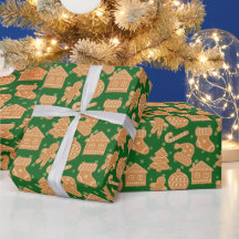 Niedliche Weihnachtsgebäck Kekse Grün