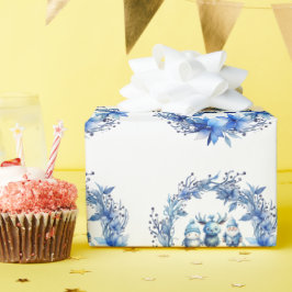 Niedliche Weihnachtsgenossen Geschenkpapier