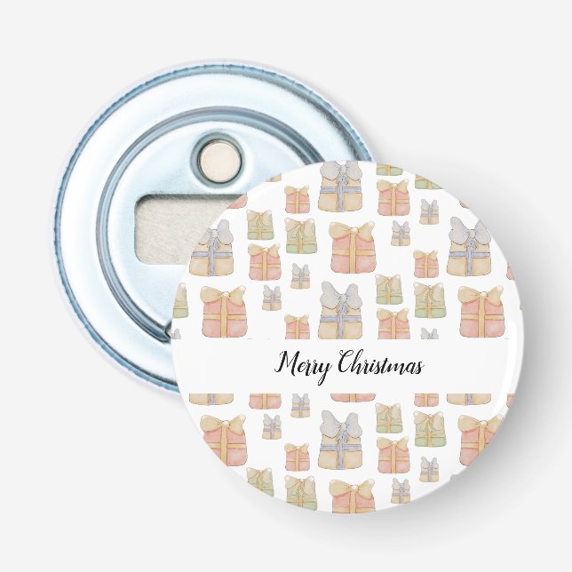 Niedliche Weihnachtsgeschenke handbemalt Flaschenöffner (Vorderseite)