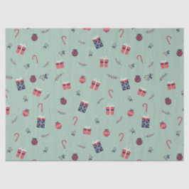 Niedliche Weihnachtsgeschenke Ziermuster Seidenpapier