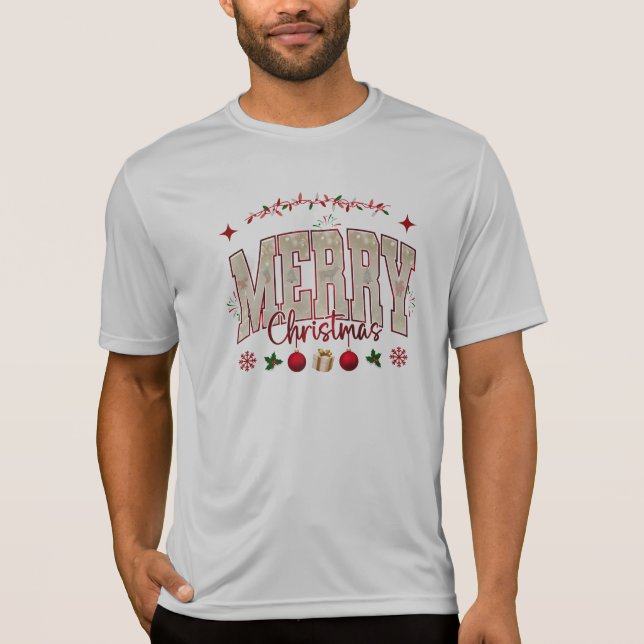 Niedliche Weihnachtsgestaltung T-Shirt (Vorderseite)