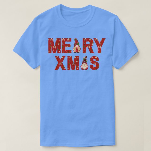 Niedliche Weihnachtsgnomen und Goodies T-Shirt (Design vorne)