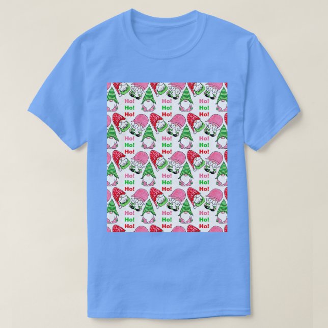 Niedliche Weihnachtsgnomes Ho Ho Ho Graphic T-Shirt (Design vorne)