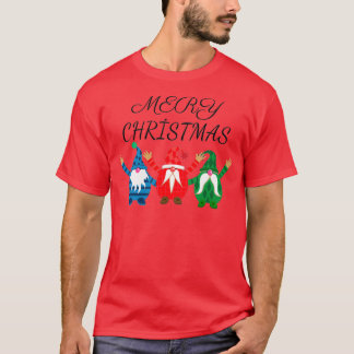 Niedliche Weihnachtsgnomes Mery Christmas T-Shirt